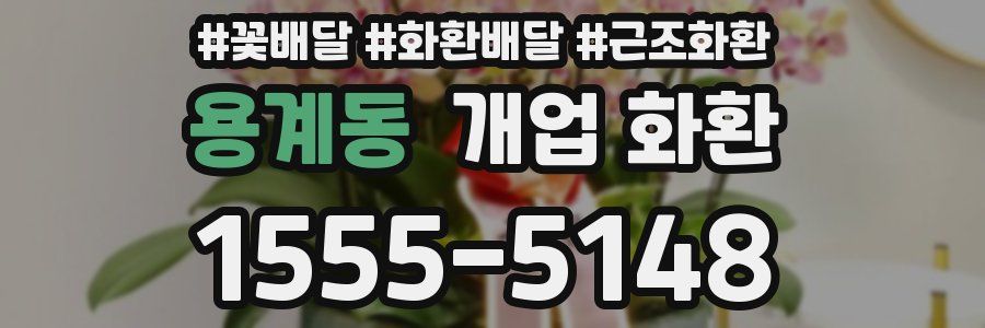 용계동 개업 화환