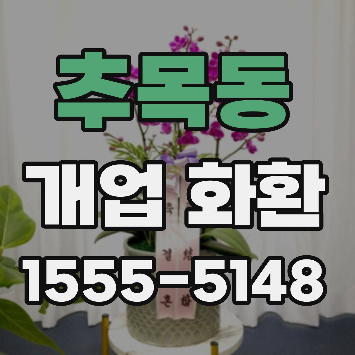 추목동 개업 화환