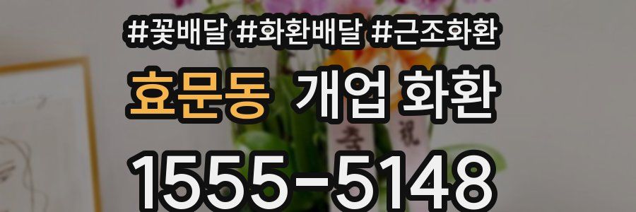 효문동 개업 화환