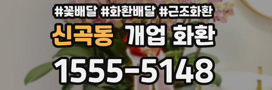 신곡동 개업 화환