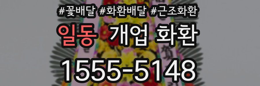 일동 개업 화환