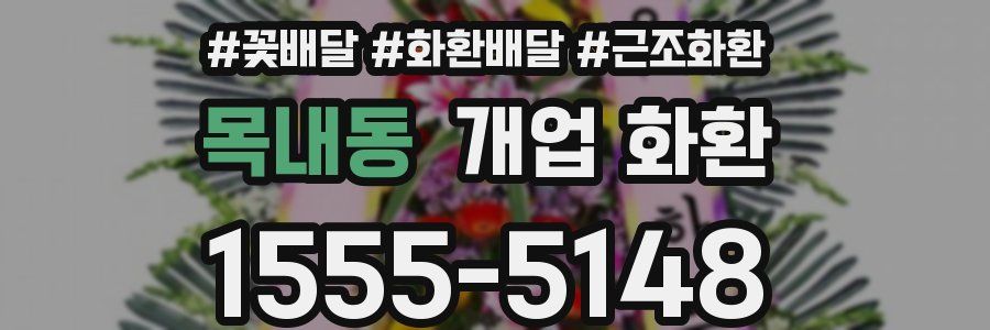 목내동 개업 화환