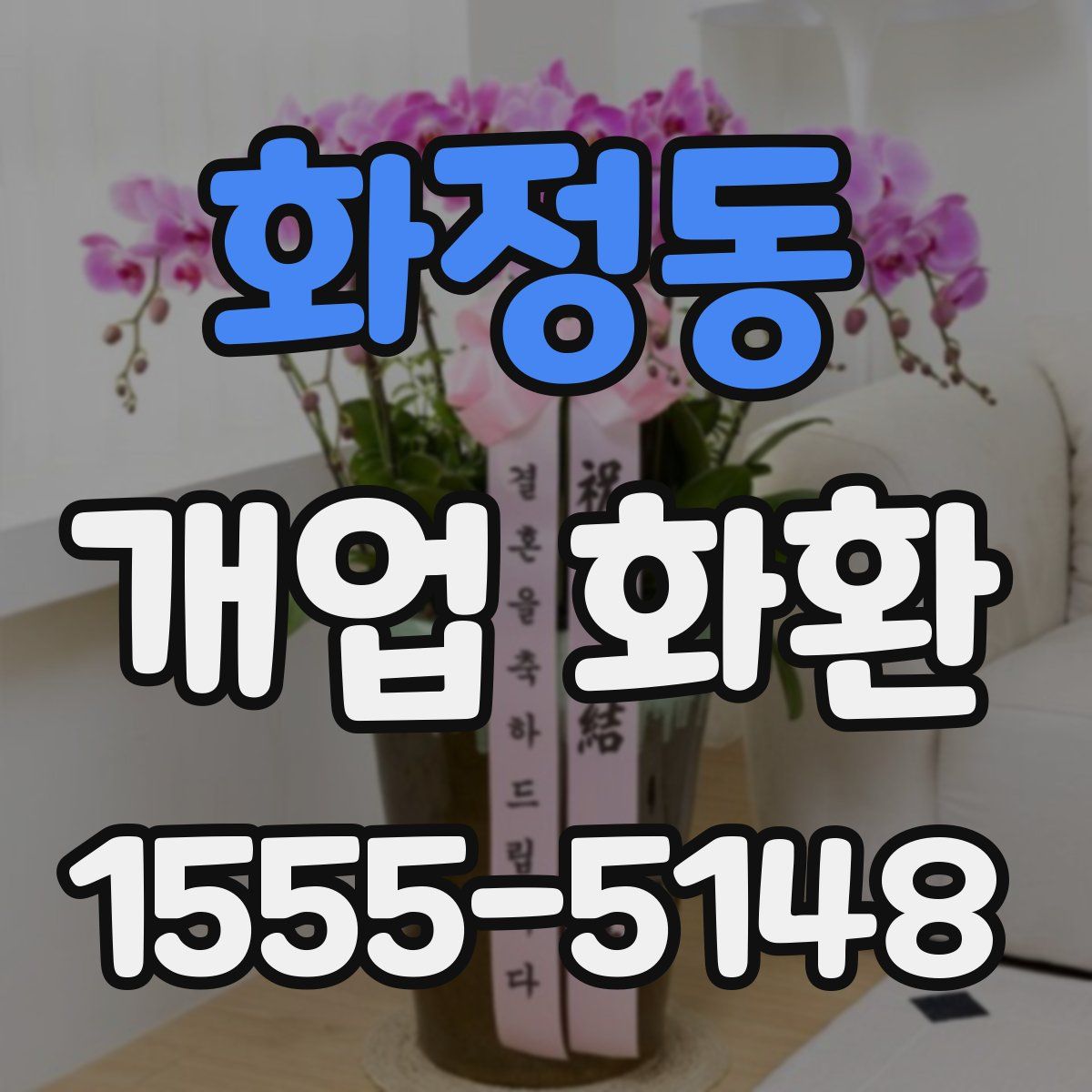 화정동 개업 화환