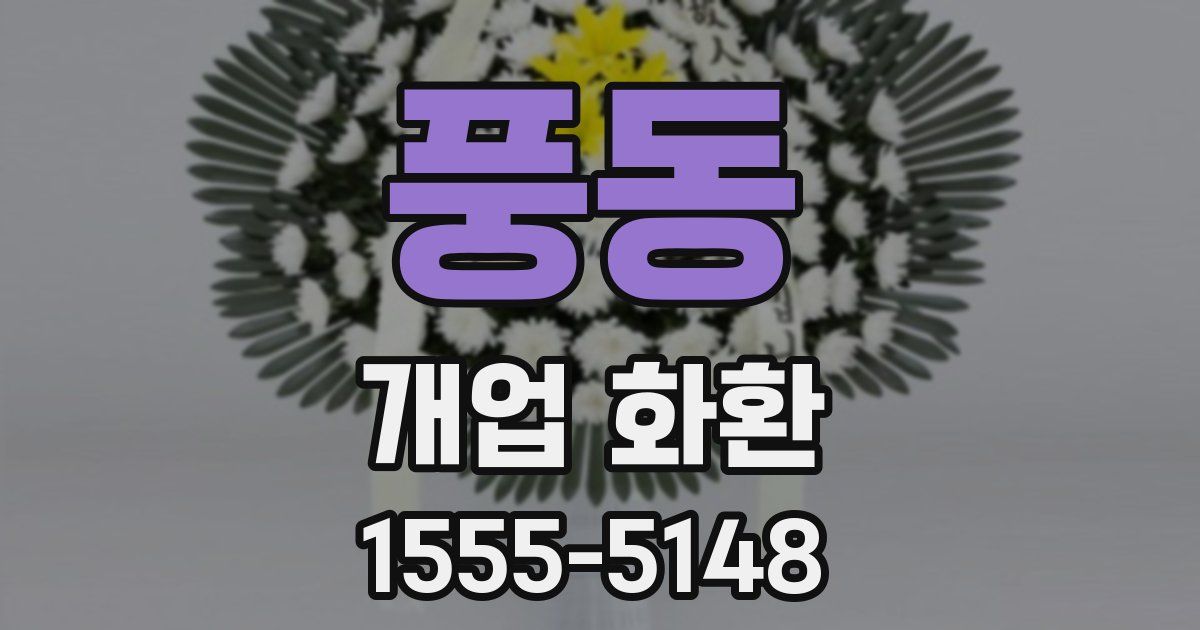 풍동 개업 화환