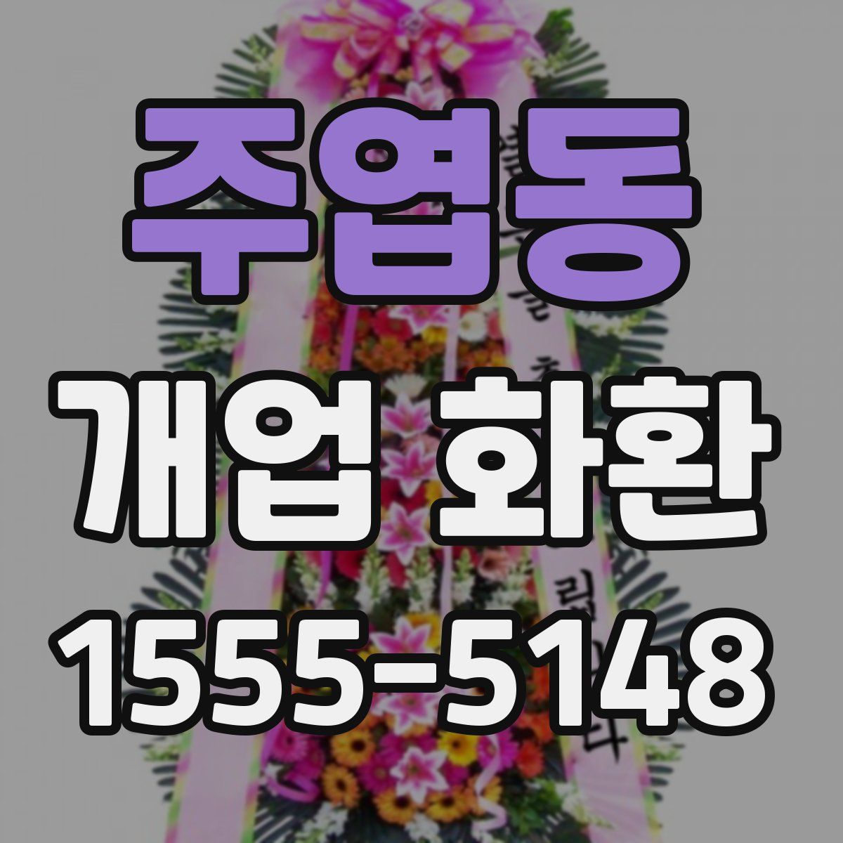 주엽동 개업 화환