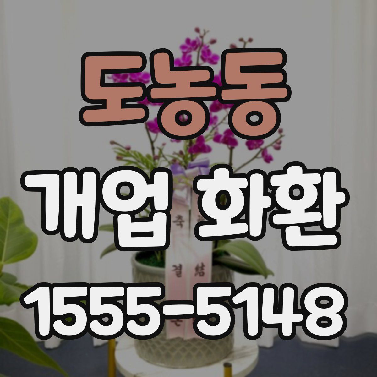 도농동 개업 화환