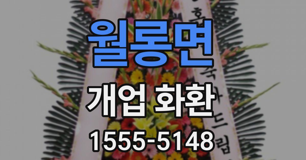 월롱면 개업 화환