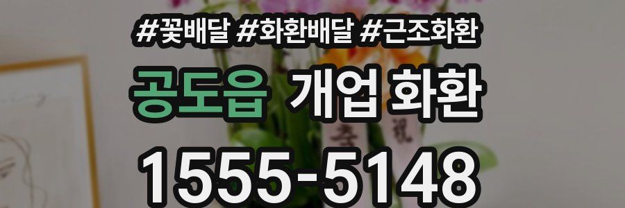 공도읍 개업 화환