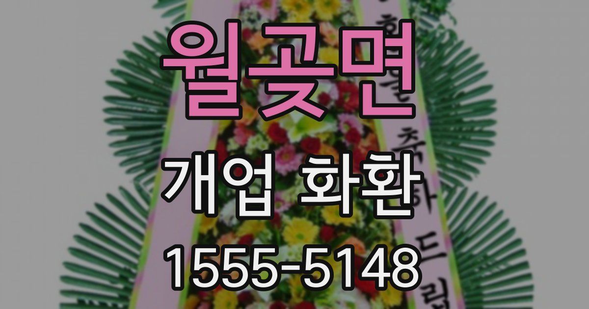 월곶면 개업 화환