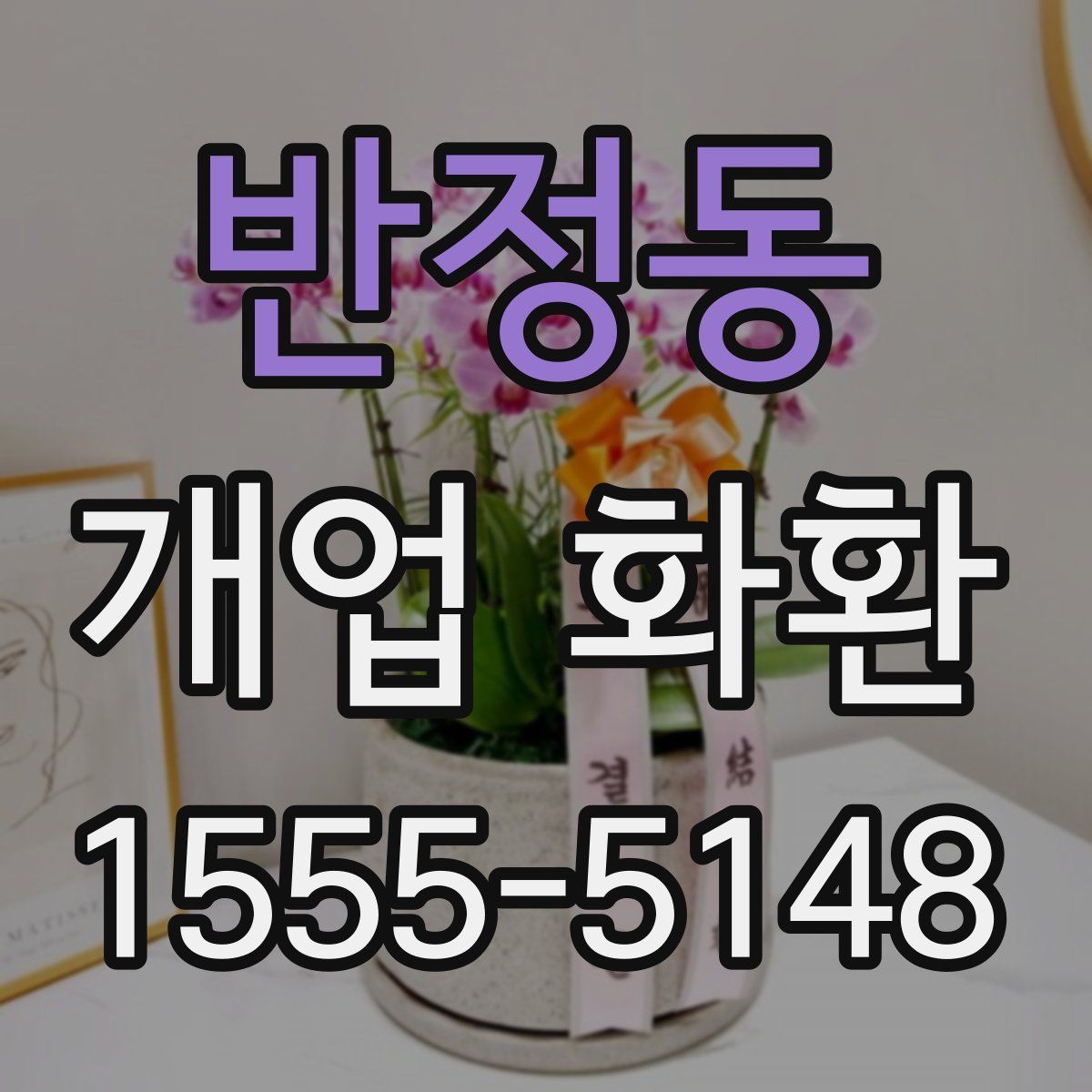 반정동 개업 화환