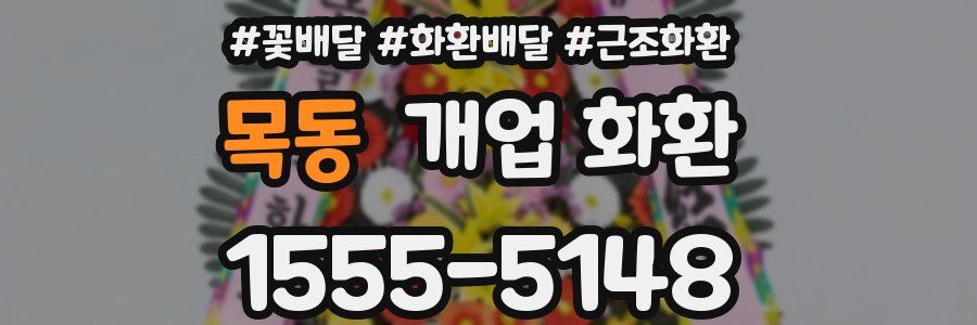 목동 개업 화환