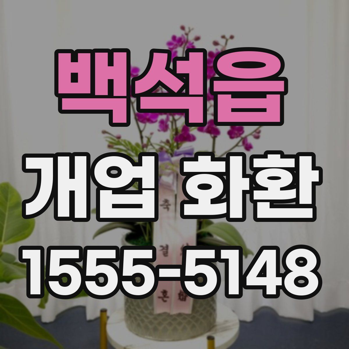 백석읍 개업 화환