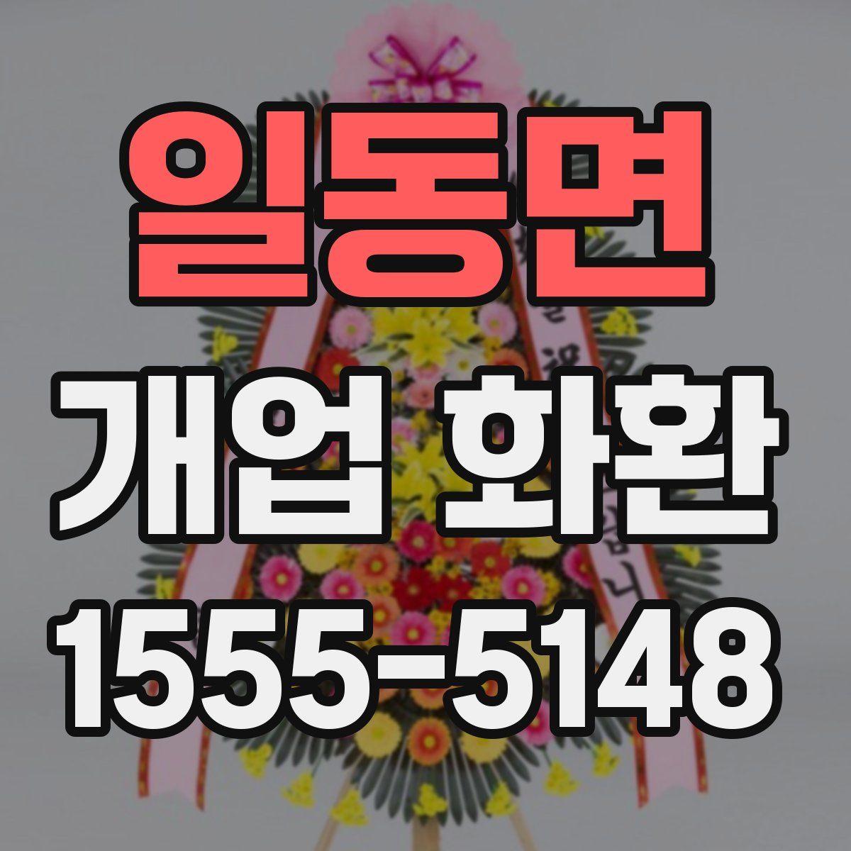 일동면 개업 화환