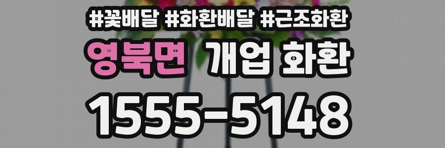 영북면 개업 화환