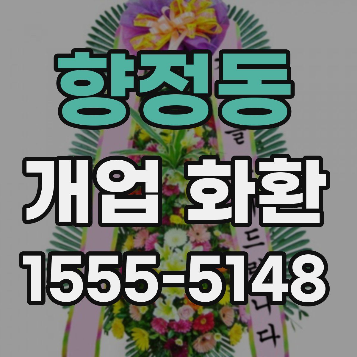 향정동 개업 화환