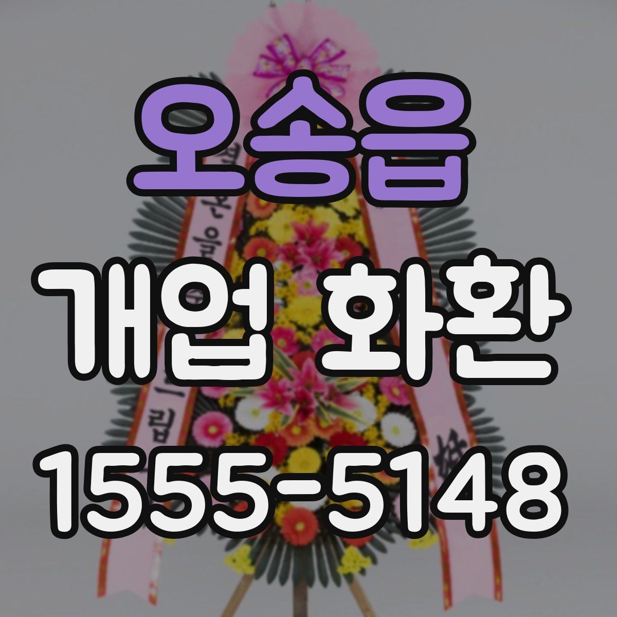 오송읍 개업 화환