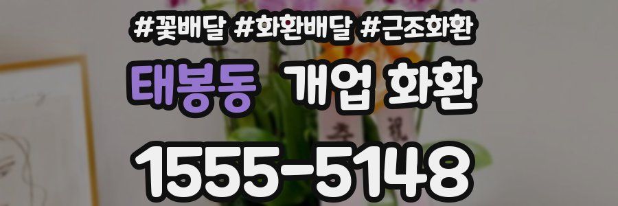 태봉동 개업 화환