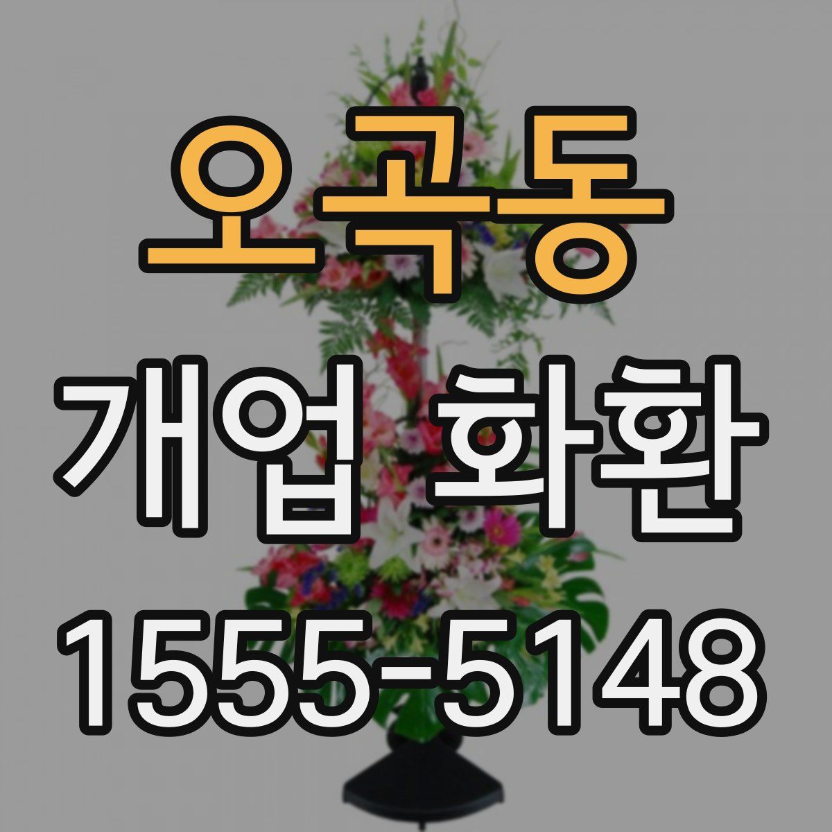 오곡동 개업 화환