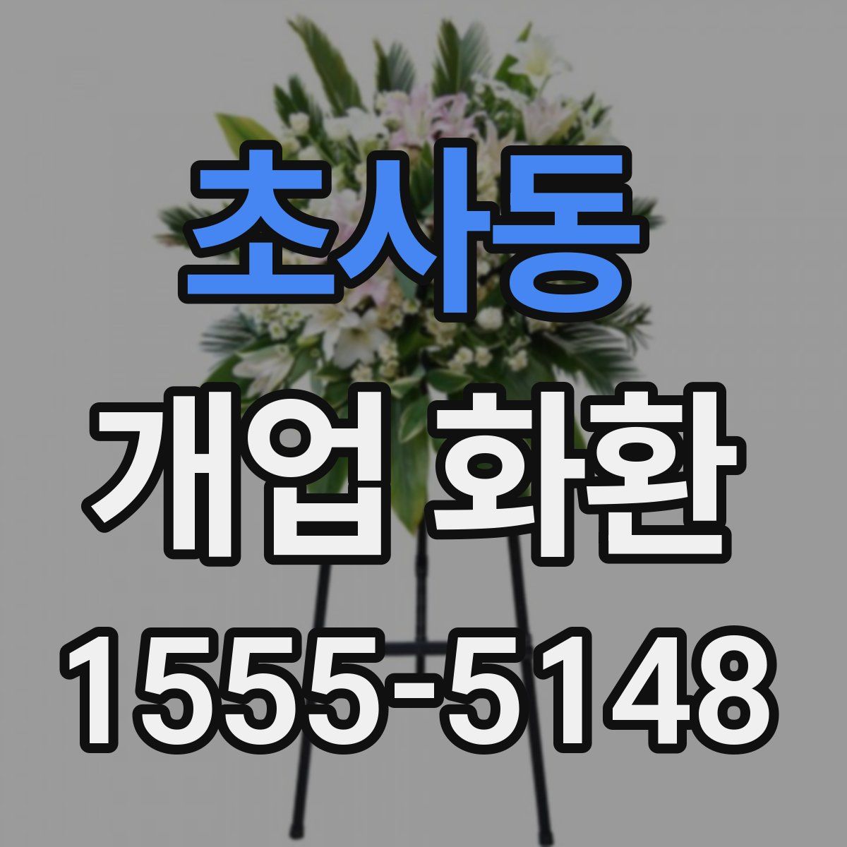 초사동 개업 화환