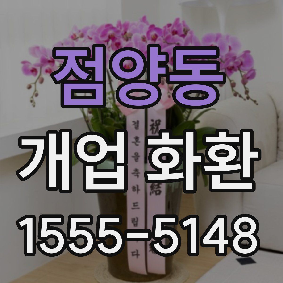 점양동 개업 화환