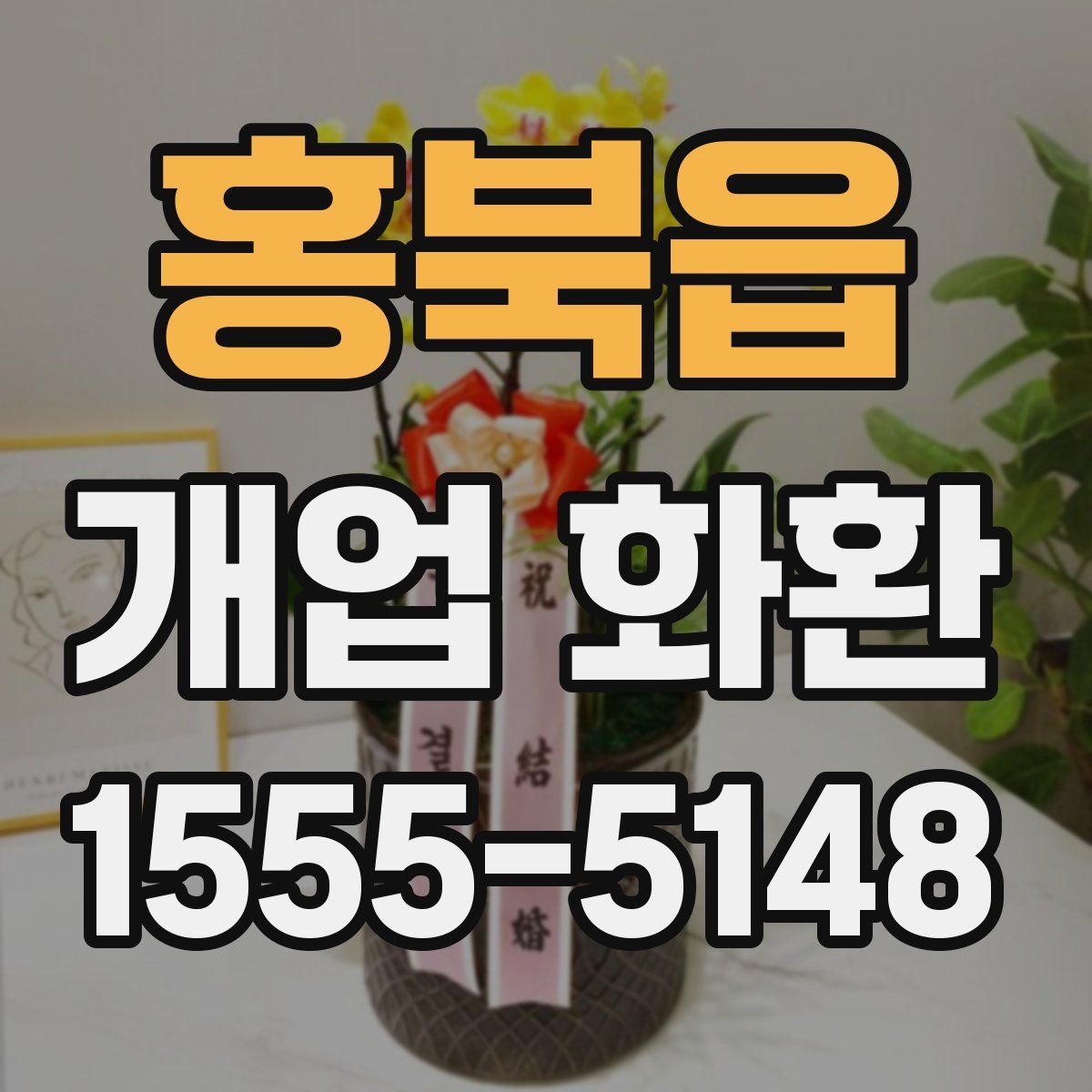 홍북읍 개업 화환