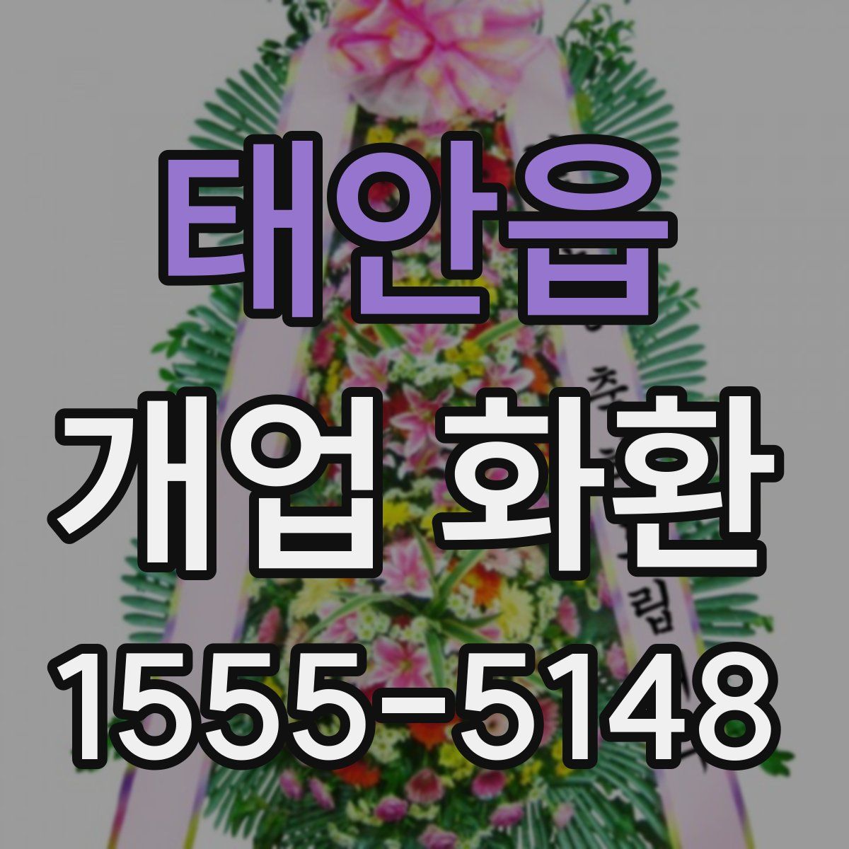 태안읍 개업 화환