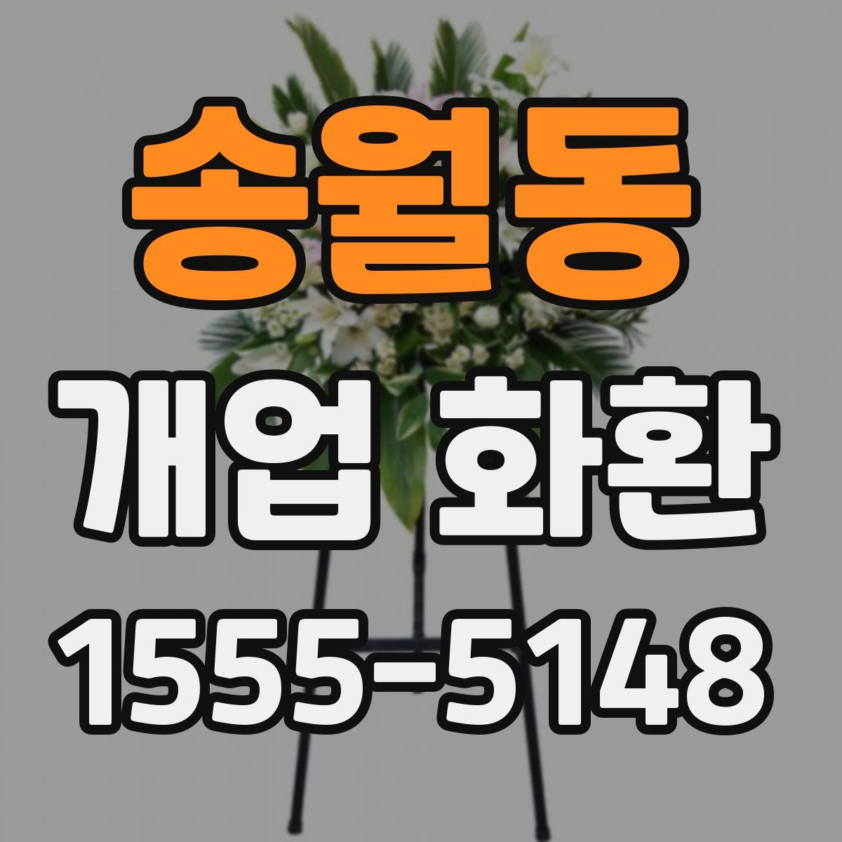 송월동 개업 화환