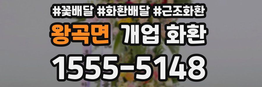 왕곡면 개업 화환