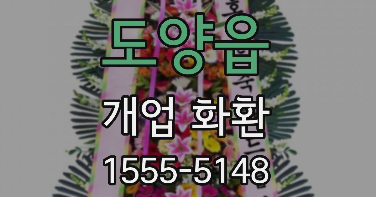 도양읍 개업 화환