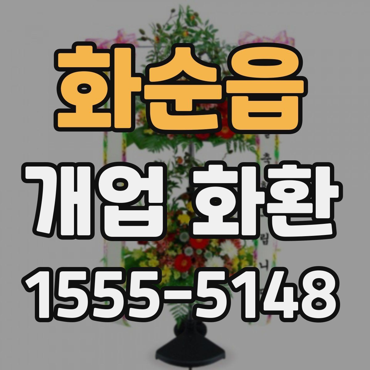 화순읍 개업 화환 지역별 배송 조건 살펴보기