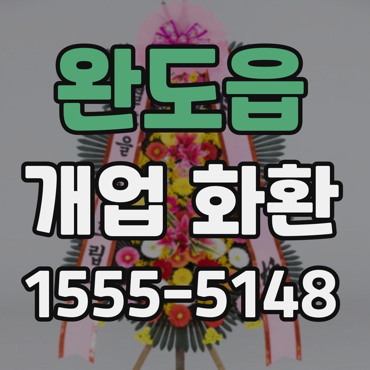 완도읍 개업 화환