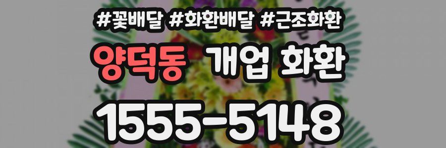 양덕동 개업 화환