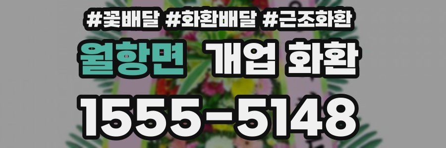 월항면 개업 화환