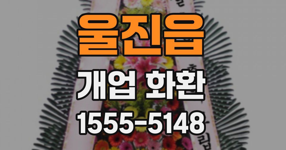 울진읍 개업 화환