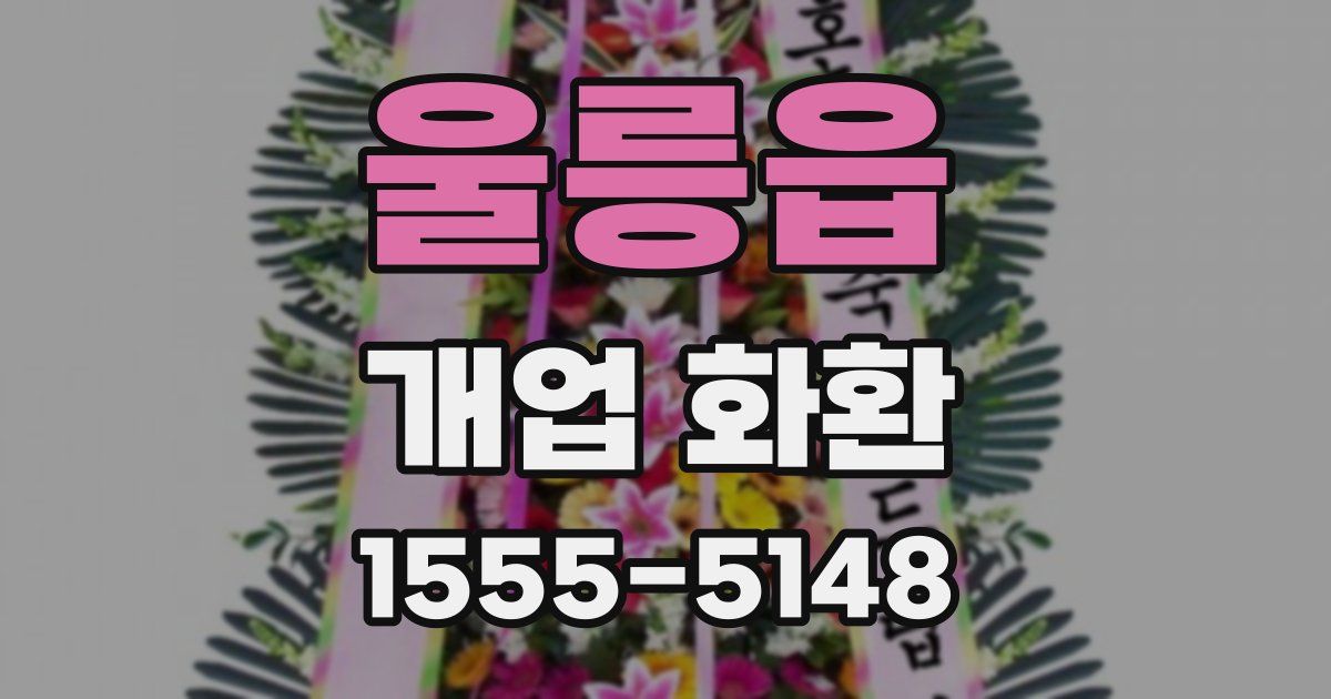 울릉읍 개업 화환