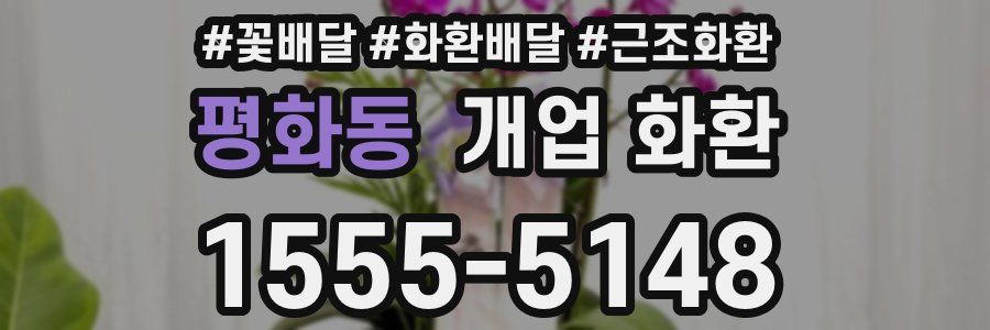 평화동 개업 화환