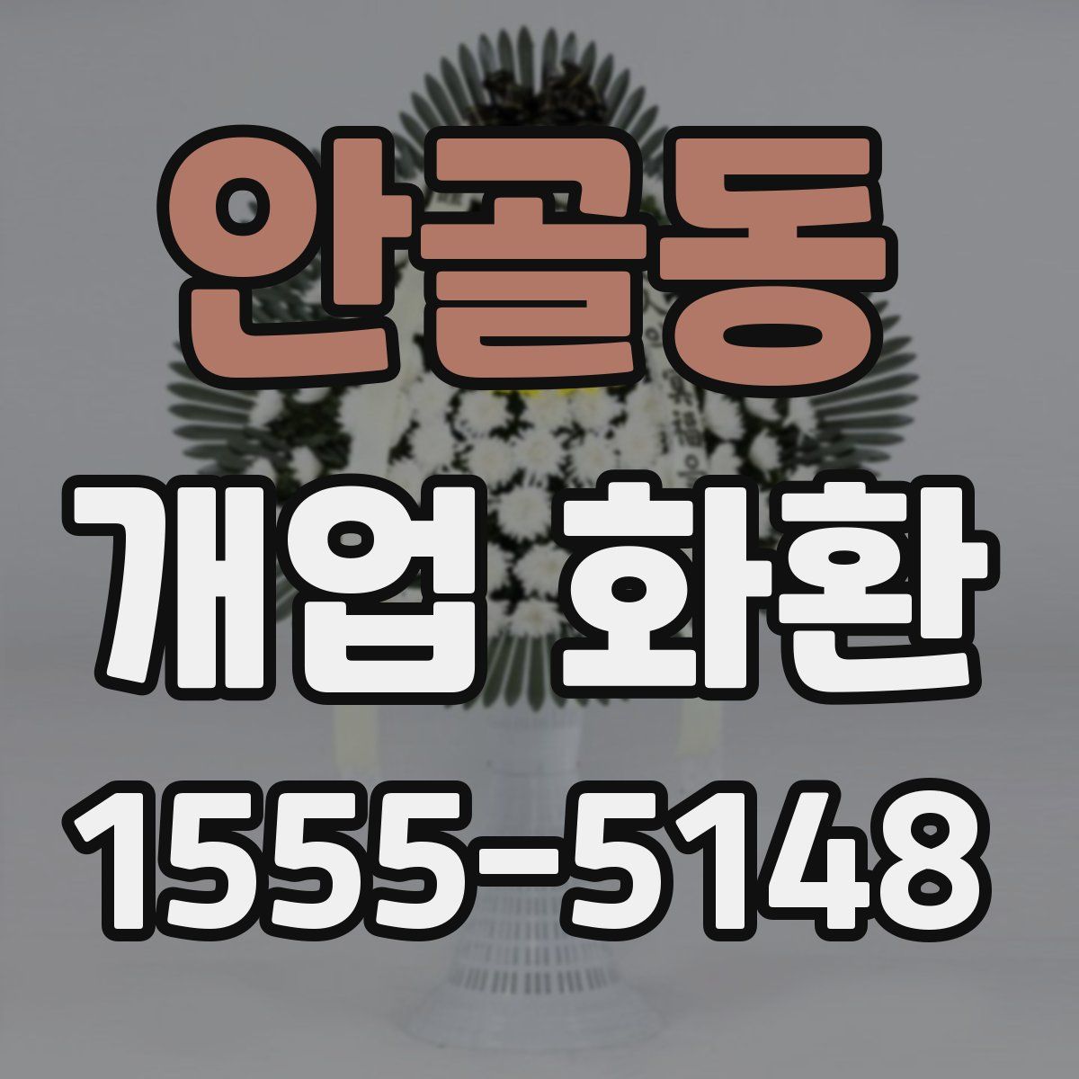 안골동 개업 화환