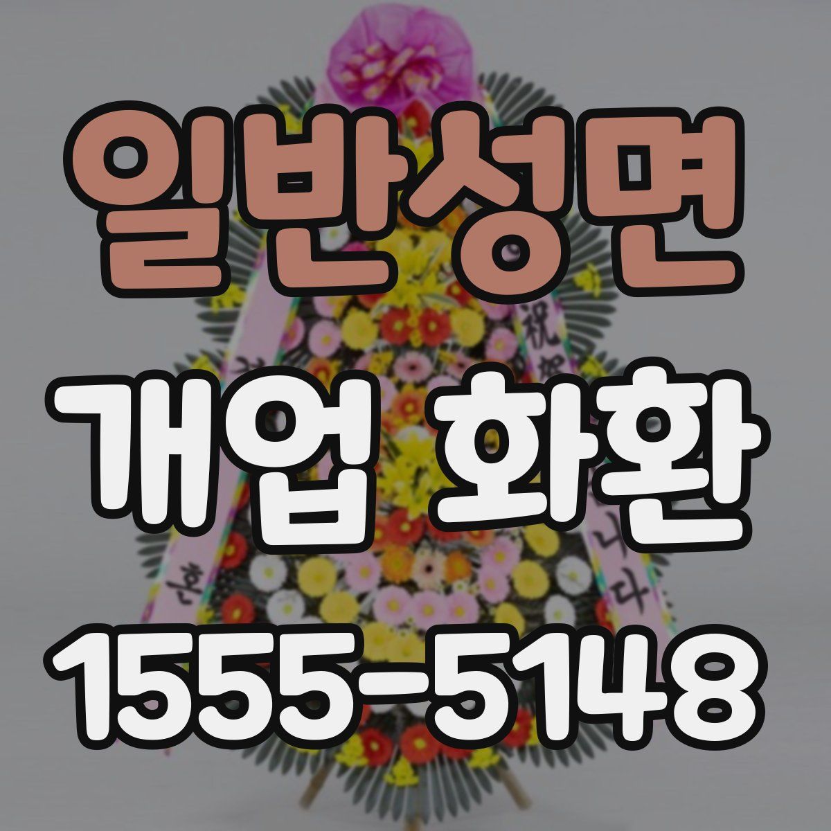 일반성면 개업 화환