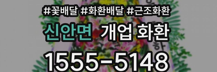신안면 개업 화환
