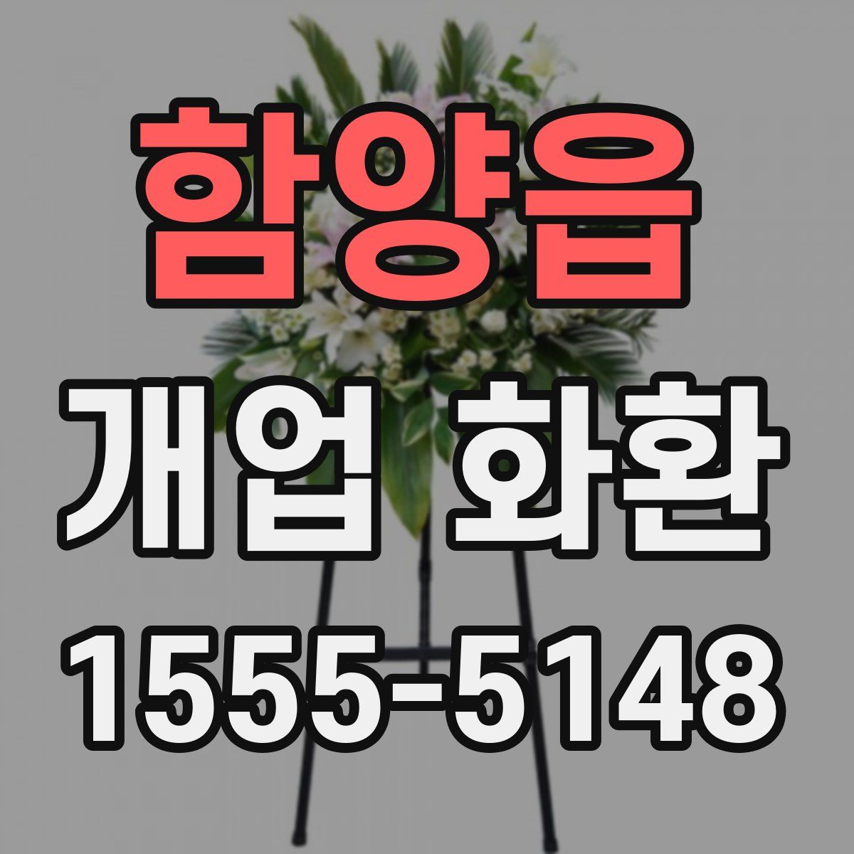 함양읍 개업 화환