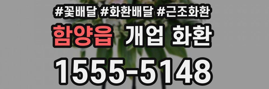 함양읍 개업 화환