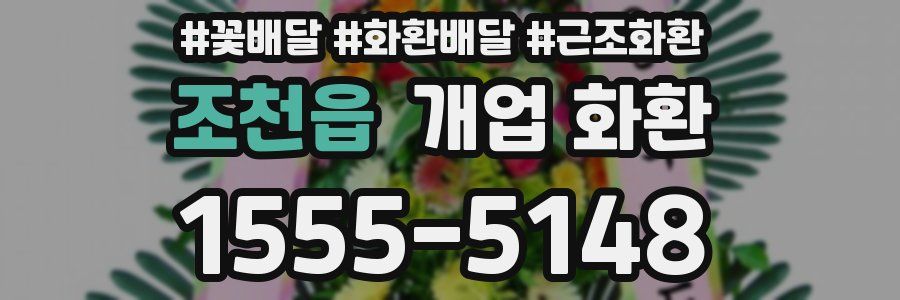 조천읍 개업 화환