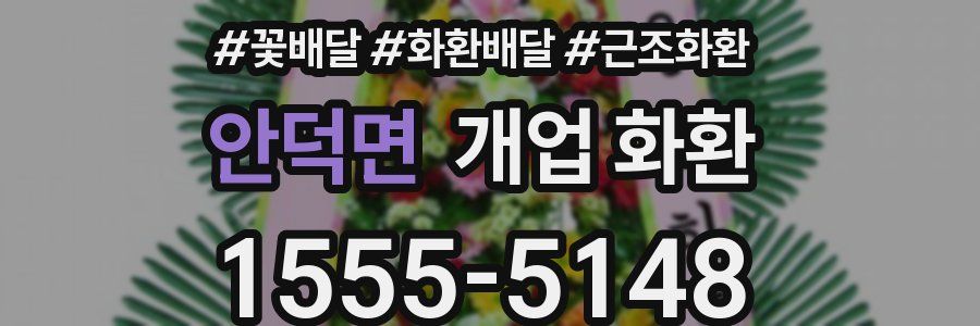 안덕면 개업 화환