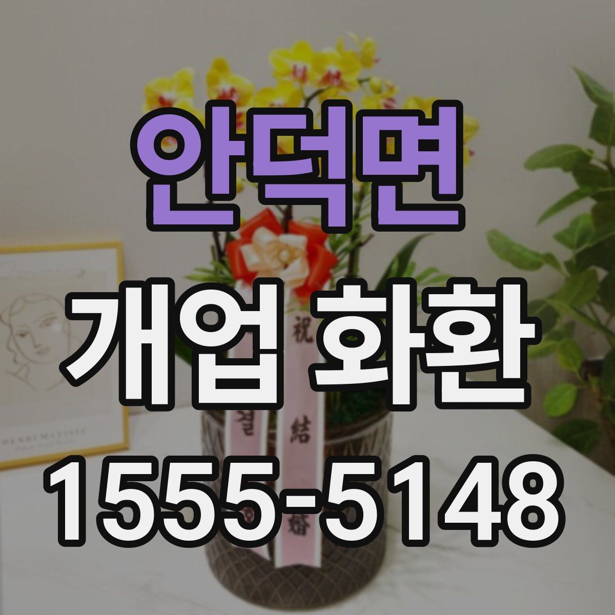 안덕면 개업 화환