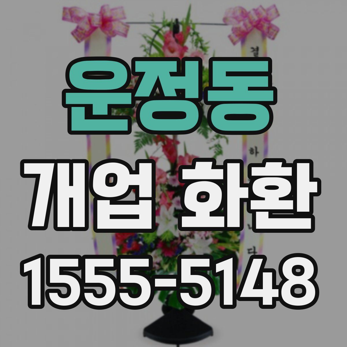 운정동 개업 화환