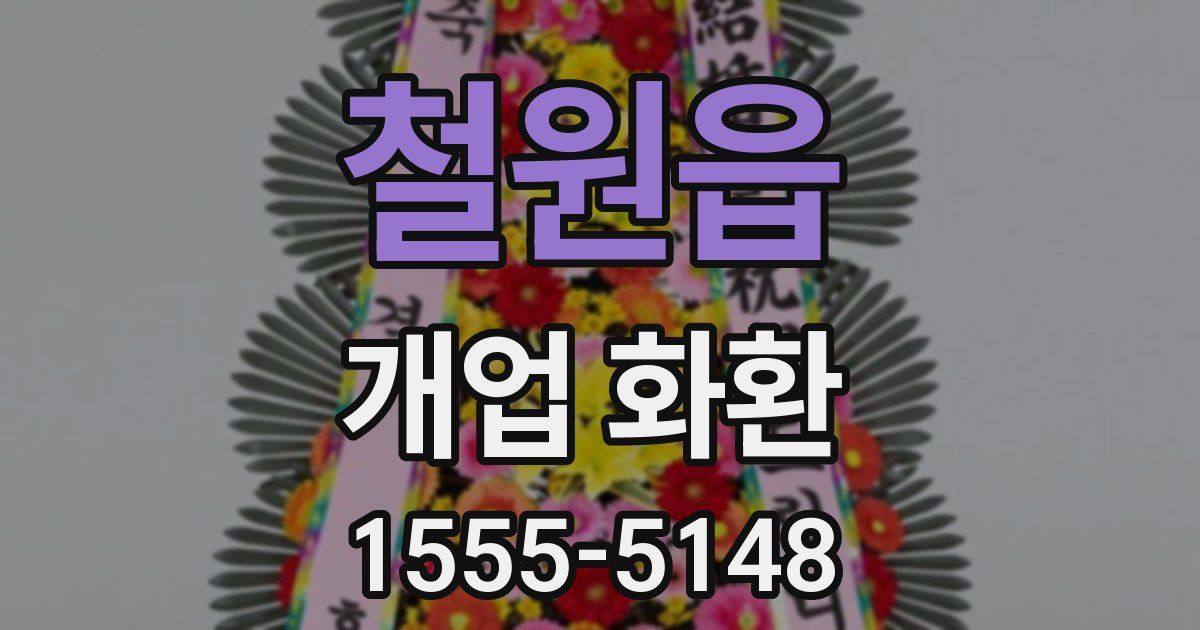 철원읍 개업 화환