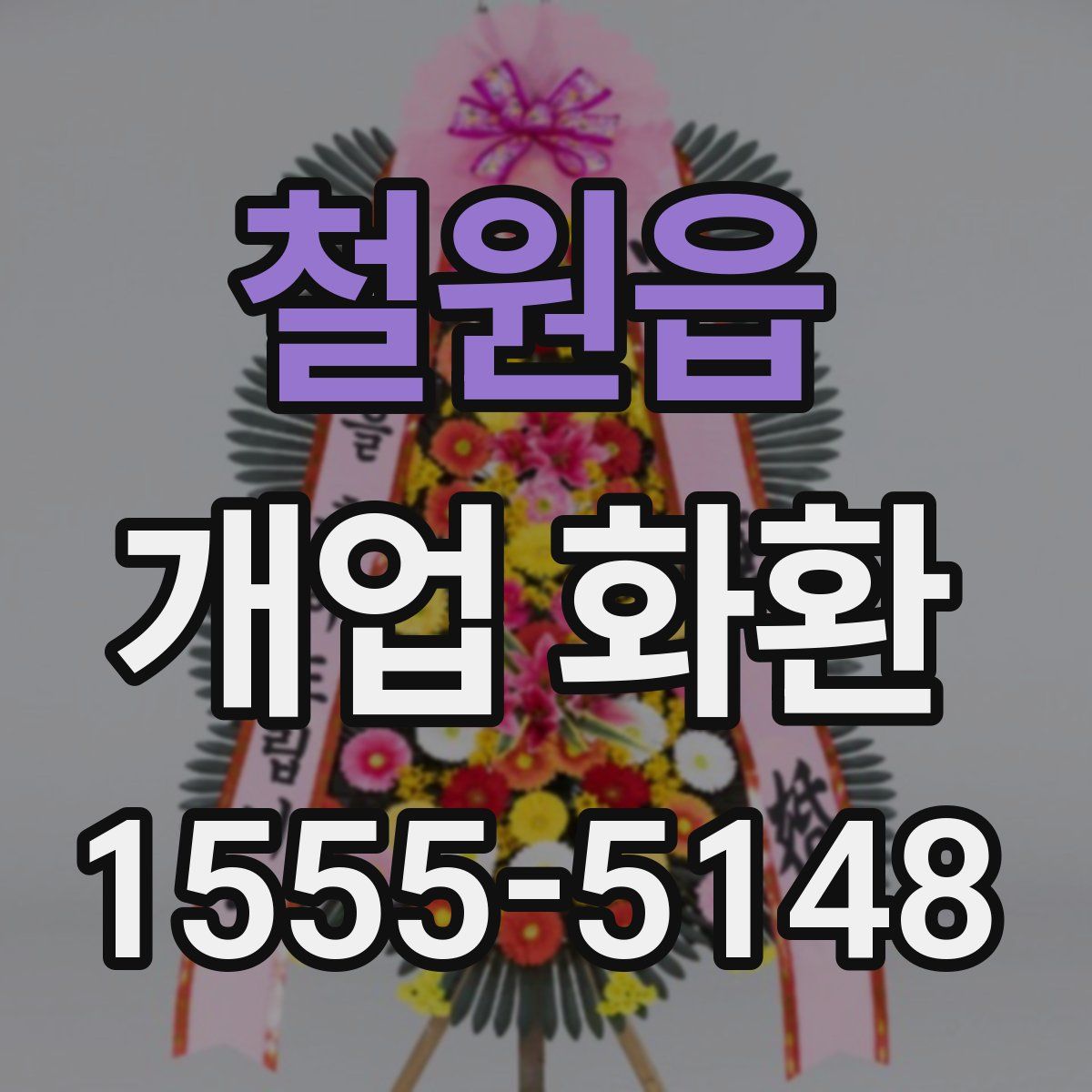 철원읍 개업 화환
