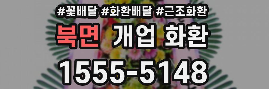 북면 개업 화환