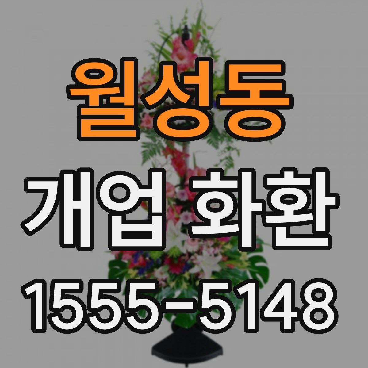 월성동 개업 화환
