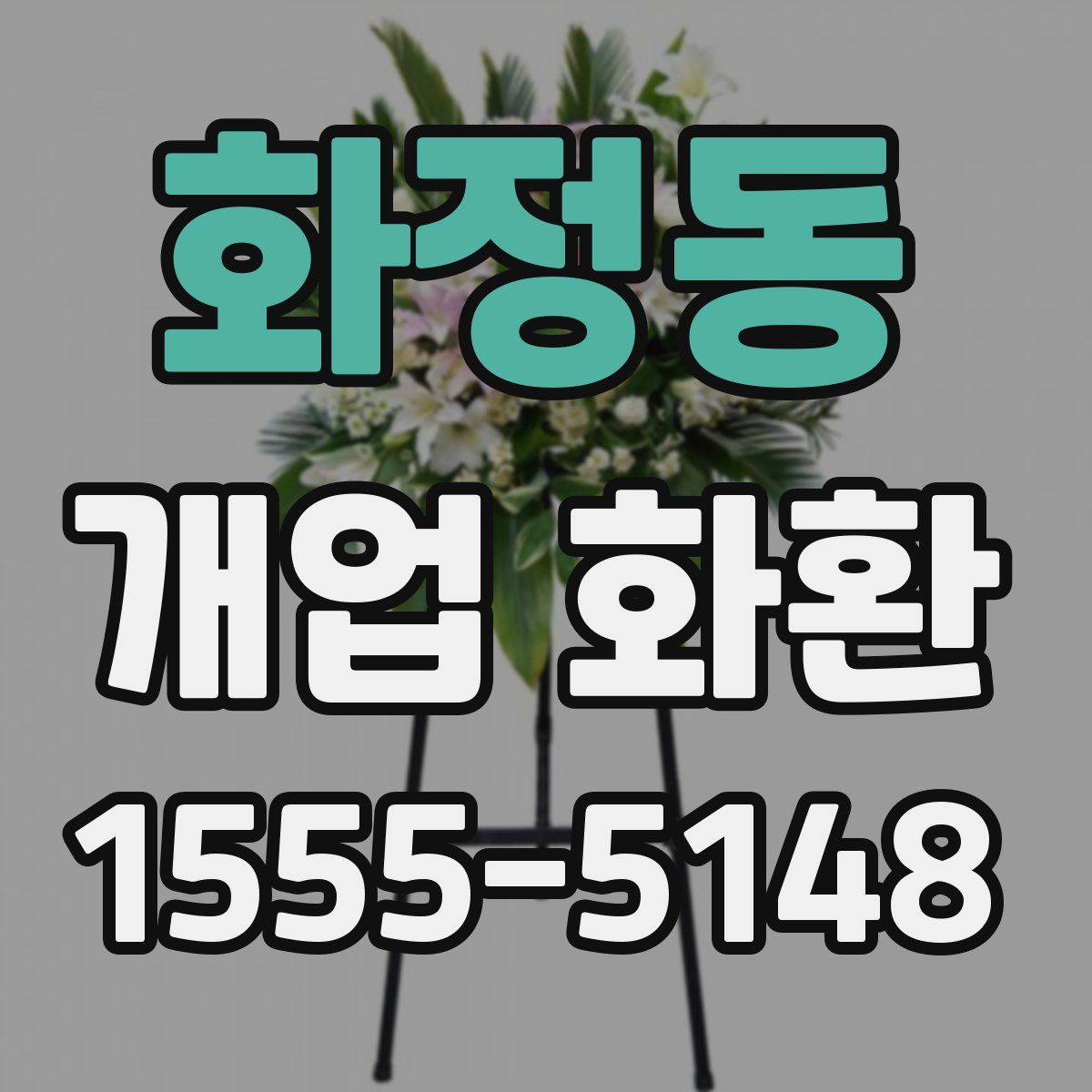 화정동 개업 화환